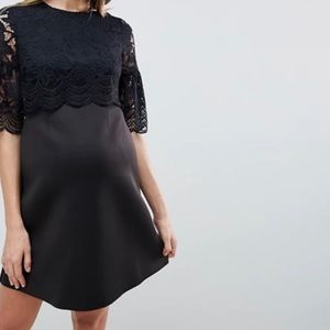 🤩 Host Pick 🎉 ASOS Black Maternity Dress